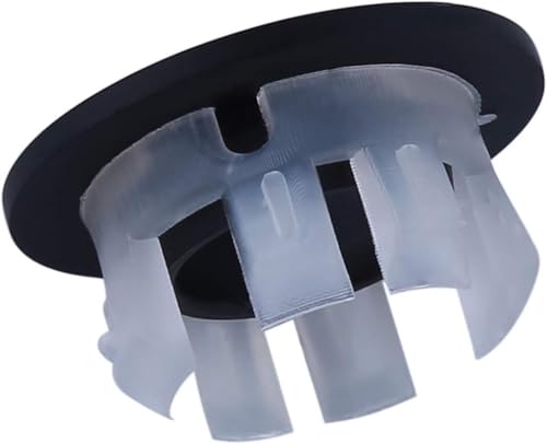 Schwarz Waschbecken-Überlaufkappen-Abdeckung Für Badezimmer-Küchenbecken Sechs-Fuß-Ring-Becken Aufgeräumter Einsatz Wasserversorgung