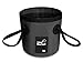 BANCHELLE Collapsible Bucket Water Container Portable Folding Camp Wash Basin for Outdoor Traveling Hiking Fishing Car Washing Gardening Camping (Black, 20L)