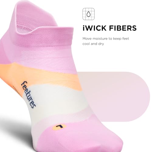 Image of Feetures Elite Light Cushion Mini Crew Sock - Sport Sock with Targeted Compression