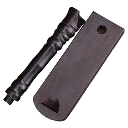 HOOTNEE Sturdy Wood Flute Holder Display Rack Flute Bracket for Desktop Organizer