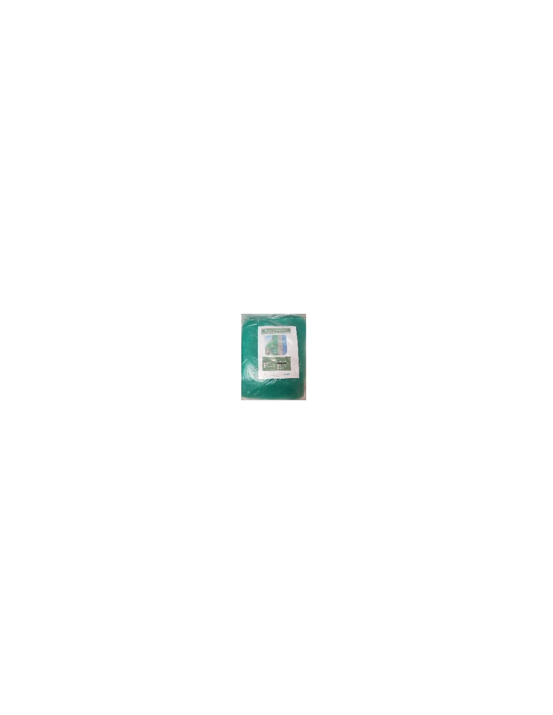 Malla Protección de Andamios y Fachadas 3x10mt HDPE (verde)