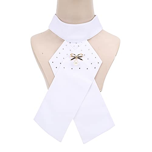 Necktie Collar Horse Riding Stock Tie Equestrian Pre Tied Brooch Cotton Adult Necktie Collar Riding Stock Tie Equipment