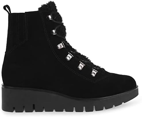 Anne Klein Women's Donata Hiking Boot, Black, 5.5 | Image 1