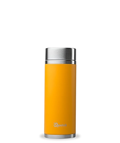 QWETCH Théière Isotherme en Acier Inoxydable Orange 300 ML Cover
