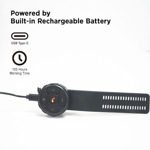 Mando multimedia inalámbrico compatible con iPhone y Samsung impermeable IPX6 5