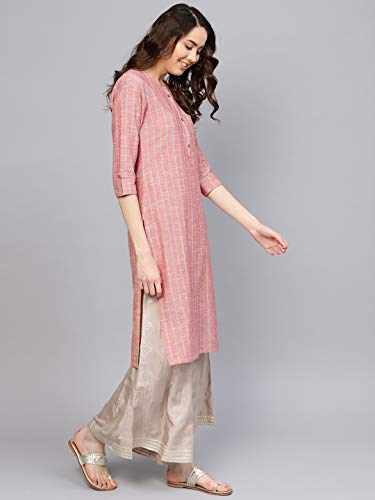 Image of Varanga Women's Cotton Straight Kurta