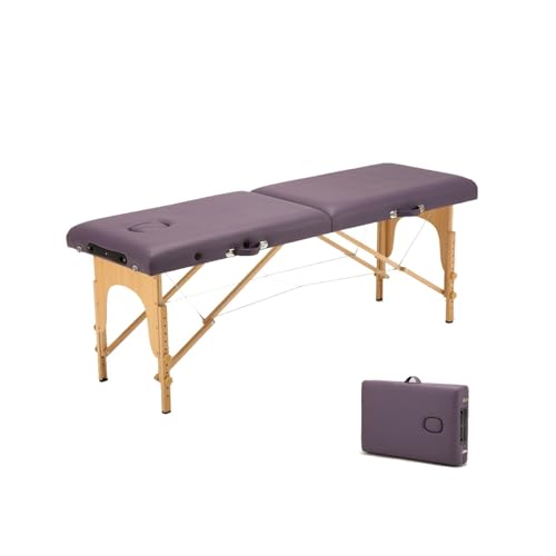 JTKXM 折りたたみ式マッサージベッド 折りたたみベッド 持ち運びが簡単で 場所を取りません レザー 高さ調節可能 健康的 無臭 快適 高耐荷重 通気性 柔らかさ 静電気防止 折?床 施術 介護 エステ足マッサージ マッサージ おりたたみ 185X60/