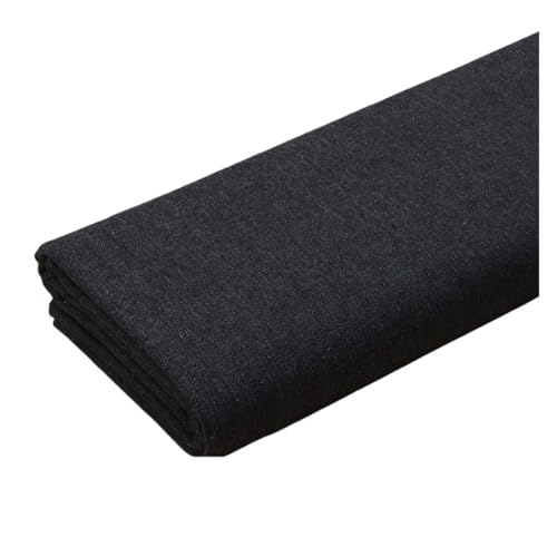Tissu doux et portable en jean noir pour tailleur et confection