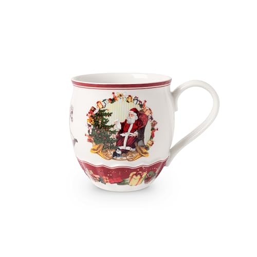 Villeroy & Boch 14-8332-4843 Coffee Mug, Porcelain, White/Coloured, 0.39 liters