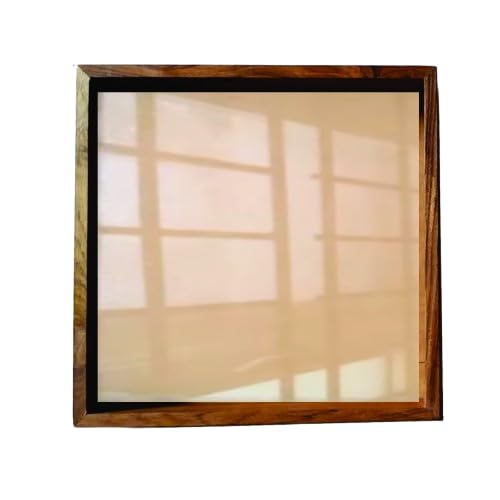 IRIKA 10" x 10" Premium Teak Wood Frame for Varmala Preservation ...