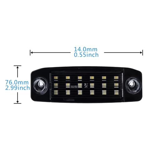 Luces traseras para matrícula de coche compatibles con Hyundai Kona I40 y Sonata 6
