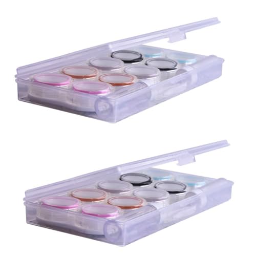 APZDFGIFCD Clear Contact Lens Case, Contact Lens Organizer Case with Carrying Travel Holder -10 Pack - Thumbnail 4
