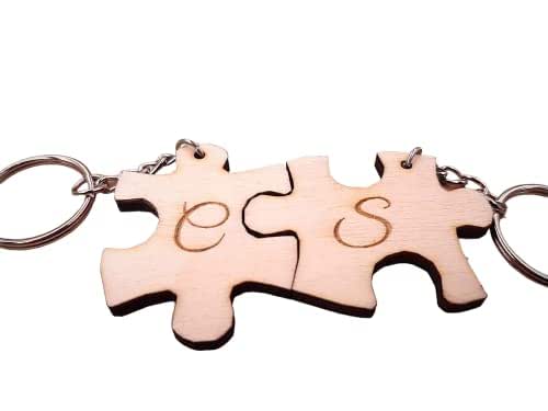 JOINPAYA 2 Pezzi Portachiavi di Coppia Lucchetto Creativo