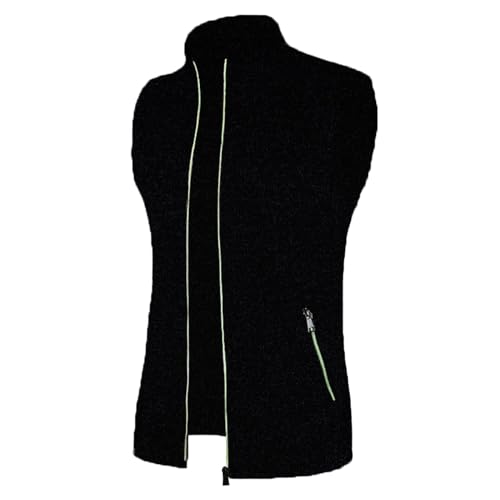 Men's Golf Vest Lightweight Softshell Vest Outerwear Sleeveless Full Zip Jacket Hiking Running Causal Vest Coat2
