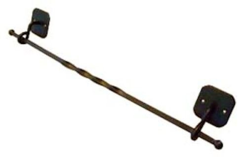 One Happy Shop Classy Decor Towel Bar Holder Wall Mounted 18" Wrought Iron Great for Your Bathroom Or Bedroom