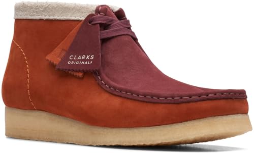 Clarks Men's Wallabee Boot (Dark Orange Combination) (us_footwear_size_system, adult, men, numeric, medium, numeric_10)3