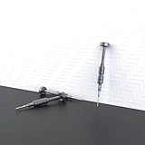 Pointe magnétique pour une manipulation sûre : la pointe du tournevis magnétique maintient les petites vis fermement pendant la réparation du téléphone, réduisant les glissements et les pertes pour des tâches d'entretien plus fluides et plus rapides