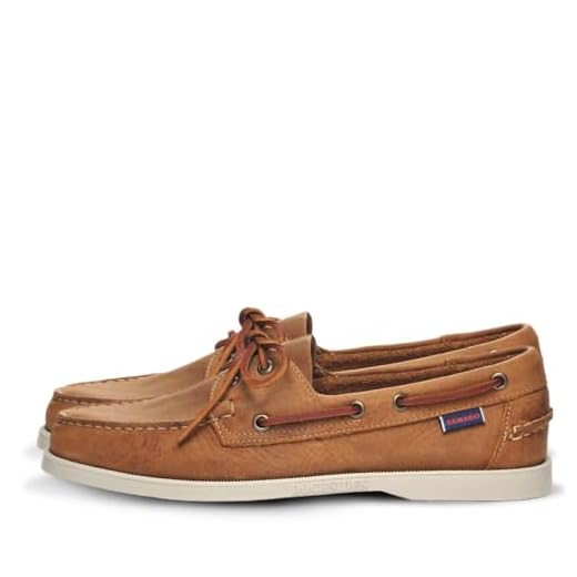 Sebago Homme Docksides Portland Crazy H Mokassins, Brown Tan 912, 42 EU