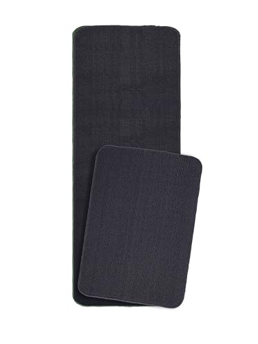Image of SARAL Home Multiuse Combo Pack of 2Pc | Polyester Door Mat 45x60 & Runner Floor Mat 43x120| Anti-Skid | Quick Drying | Soft Water Absorbent | Home, Bathroom, Kitchen, Bedroom | Modern Design