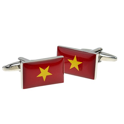 Mancuernillas Hombre Bandera Vietnam Talla Única miniatura 1