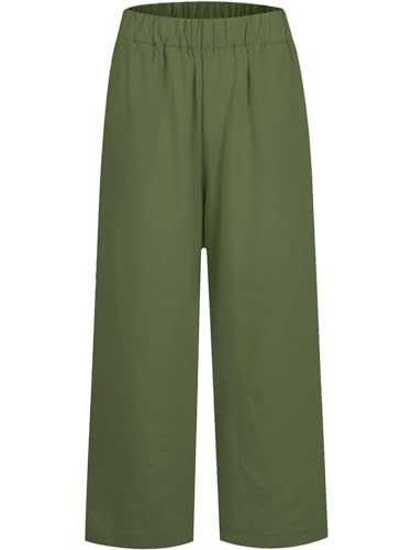 Women's Linen Pants for Women Trendy Loose Linen Pants Cotton Loose Fit Pants3