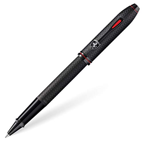 Cross Townsend Collection for Scuderia Ferrari - Brushed Black, Etched Honeycomb Pattern Rollerball Pen Cross Townsend Collection for Scuderia Ferrari - Brushed Black, Etched Honeycomb Pattern Rollerball Pen