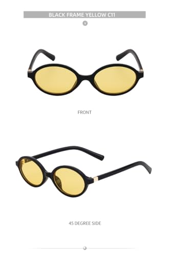 Image of Mastyle Small Round Frame Sunglasses for Men & Women | Premium PC Material | Integrated Nose Support | Lightweight & Comfortable | Elegant & Fashionable
