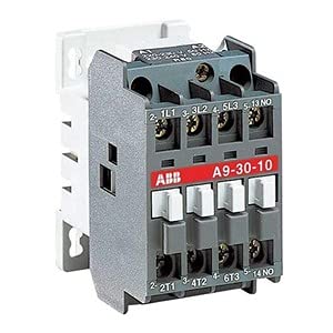 ABB A16-04-00-84 Contactor, 110 - 120 VAC Coil, 17 A at 3-Phase, 30 A at 1-Phase