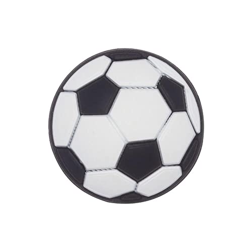 [Grace nnvg] Crocs Jibbitz Sports Shoe Charms| Jibbitz for Crocs, Soccerball, Small