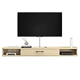 【Fácil de montar y montar】 Nuestra consola de televisión flotante se puede instalar fácilmente con el equipo, las herramientas y las instrucciones incluidas. Compatible con paredes de madera maciza, madera o yeso (no se aplica a paredes secas, paredes huecas, paredes de yeso) Si tiene problemas de instalación u otras preguntas, no dude en contactarnos, le ayudaremos en cualquier momento lo antes posible.