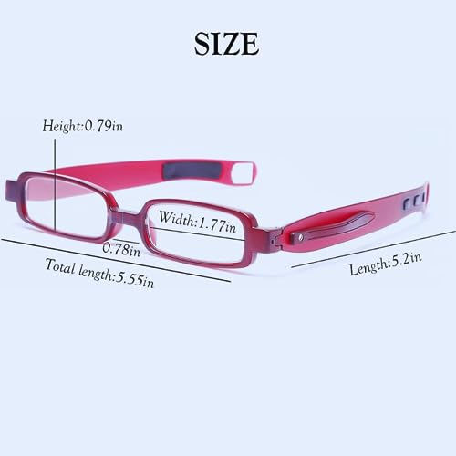 Image of First Lens iRotate Foldable Blue-Light Reading Glasses | Black