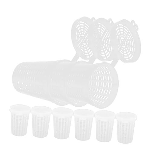 BESPORTBLE 10Pcs Fishing Bait Cage Durable Plastic Lure Holder for Outdoor Fishing Lightweight Bait Thrower Basket for Attracting Fish and Shrimp