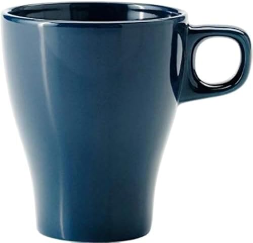 Ikea FARGRIK - Mug, Stoneware 25cl - 3 Units |Dark Turquoise, Whi...