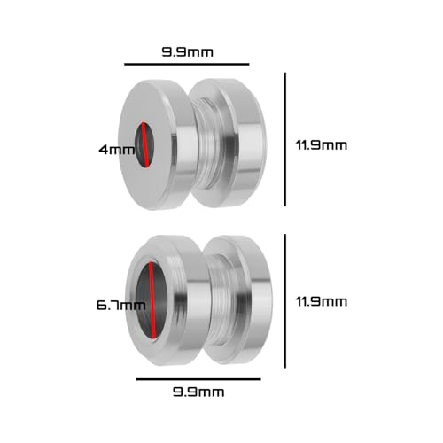 image for Create idea 2 Pairs of Guitar Strap Locks and Buttons Quick Release Se