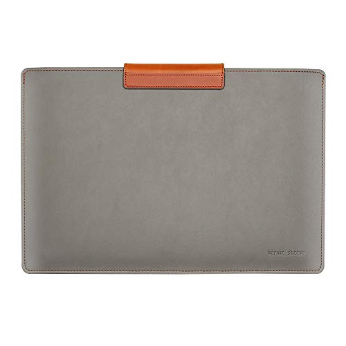 BEFINE 16 inch Premium Leather Tasca Sleeve Edition with Pu and Inner Suede with Slim Size Modern and Durable Case Designed by a Craftsmen Compatible for 2019 MacBook Pro, Apple Laptop (Gray) BEFINE 16 inch Premium Leather Tasca Sleeve Edition with Pu and Inner Suede with Slim Size Modern and Durable Case Designed by a Craftsmen Compatible for 2019 MacBook Pro, Apple Laptop (Gray)