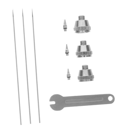 Repuestos para aerógrafo con agujas y boquillas de recambio kit universal de reparación 0.3mm