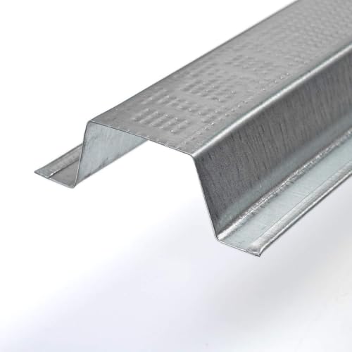Trademark Soundproofing Resilient Metal Hat Channel - Drywall Furring channel For Sound Isolation -...