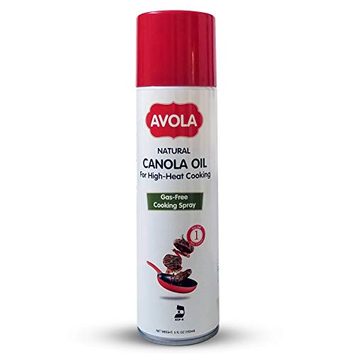 GAS-FREE CANOLA OIL Cooking Spray - Aerosol-Free, Gluten-Free, Vegan, Kosher - 5 fl oz (150 ml)