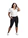 Produktbild Zizzi Damen Capri Jeans 3/4 Caprihose mit Stretch Hose Große Größen -Schwarz-42