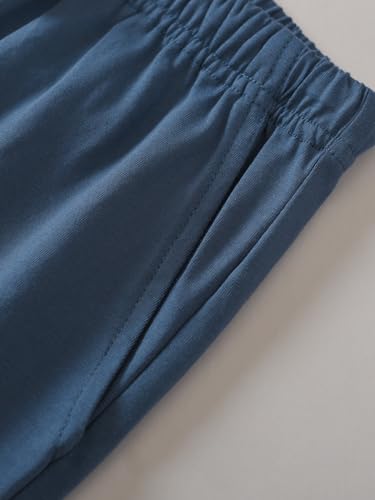 Image of Latuza Women's Knee Length Pajama Shorts Cotton Knit Bermuda Sleep Shorts