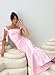 Princess Polly Azura Off The Shoulder Maxi Dress Pink