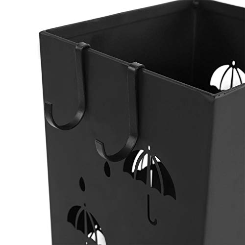 SAXOJONON Paragüero, moderno organizador de pasillo con base estable, diseño funcional y elegante para decoración de entrada del hogar - imagen 7