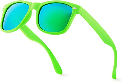 Retro Rewind Polarized Sunglasses for Men and Women - UV Protection Classic Mens Womens Sun Glasses - Cool Vintage 80s Shades