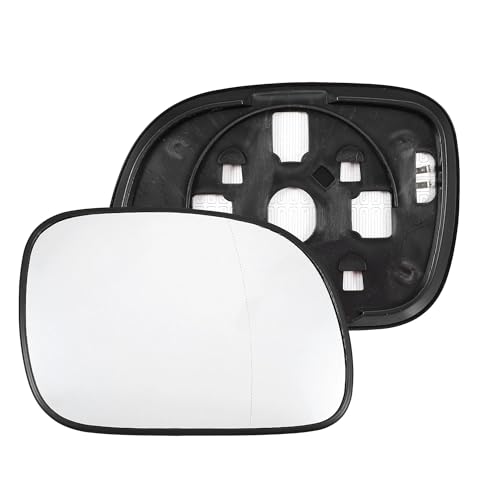 Cristal de espejo retrovisor del conductor con placa para Chrysler Town & Country 01-07
