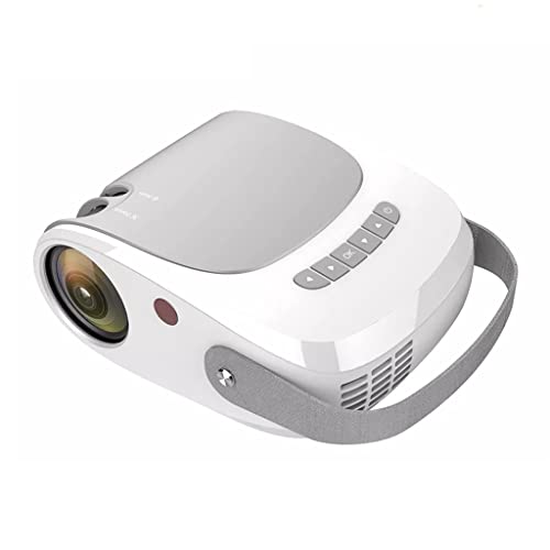  HD Home Theater Video Projector HDMI USB PC 1080p Gaming Movie Projector Supports AC3 (Color : V5S sync Screen Size : 19 * 15.5 * 8mm) (Add Android 10.0 Box 19 * 15.5 * 8mm)