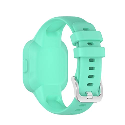 REYDA Silicone Band Compatible for Garmin Vivofit jr.3, Soft Flexible Breathable Silicone Watch Band Sport Wristband Metal Buckle Bracelet Replacement Band for Garmin Vivofit jr.3 Fitness Tracker