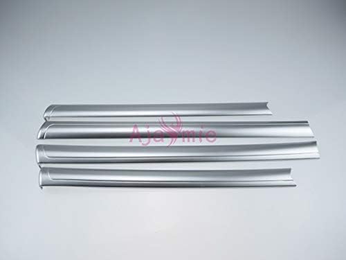 Interior Silver Color Door Moulding Trim Panel Garnish Overlay Sticker LC 200 2008-2018 Chrome Car Styling for Toyota Land Cruiser 200 Accessories (Door Moulding Trim 4pcs)