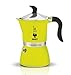 Caffettiera Bialetti Fiammetta 3 Tazze Giallo