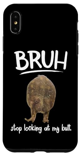 Bruh Dont Look At My Frog Butt Meme �X�}�z�P�[�X iPhone XS Max �p