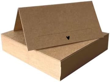 50 Tischkarten Hochzeit - Schön Dass Du Da Bist Karten 11x8,5cm